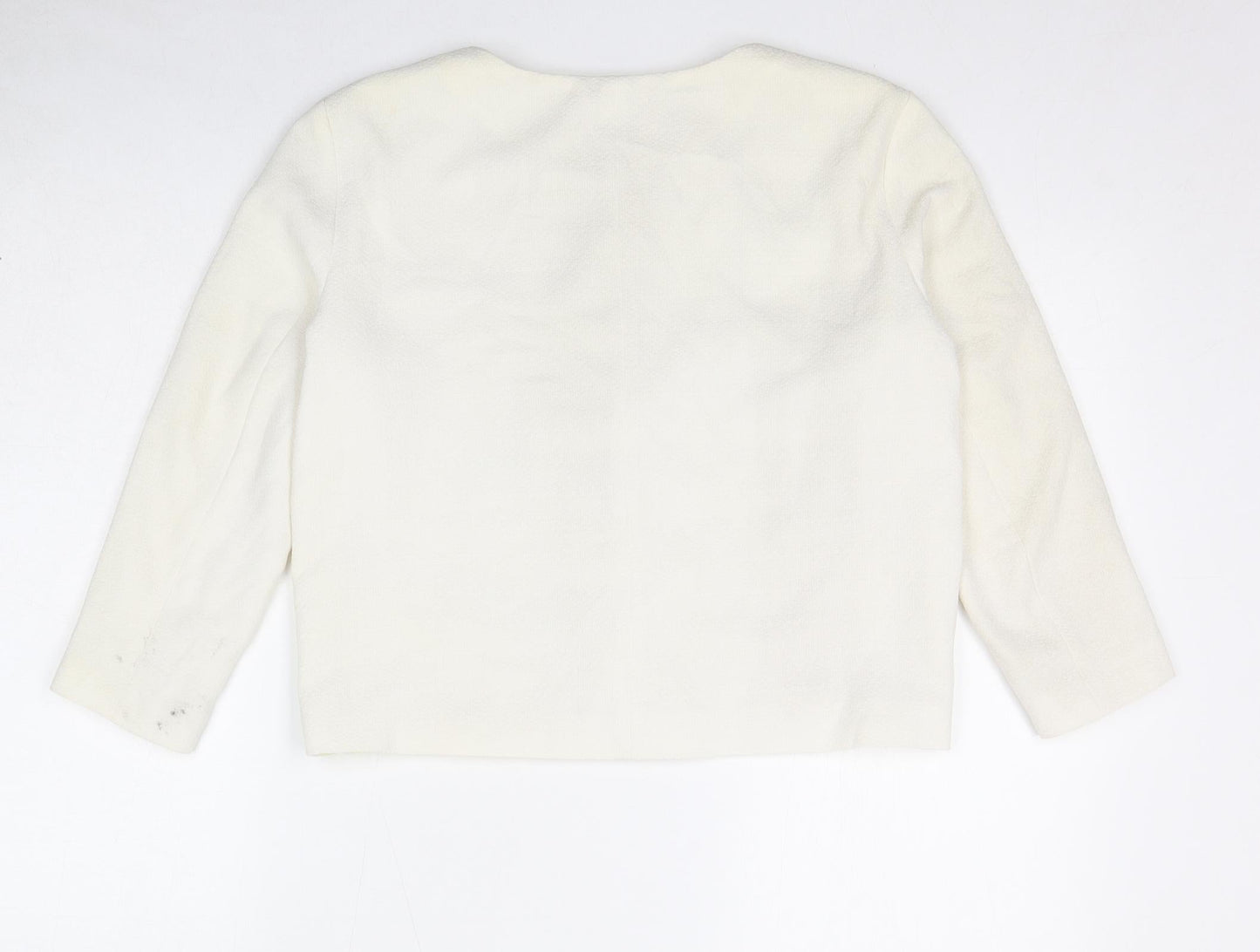 Womens UK Size 10 River Island Ivory Jacket
