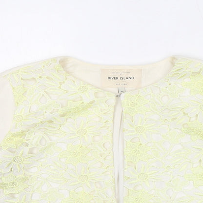 Womens UK Size 10 River Island Ivory Jacket