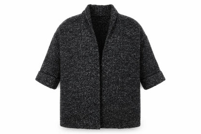 Womens UK Size 10 New Look Grey Overcoat