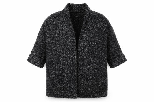Womens UK Size 10 New Look Grey Overcoat