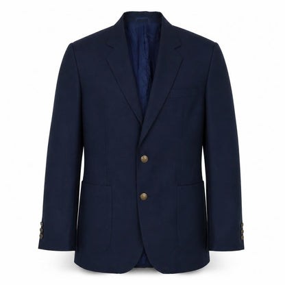 Classis Man Mens Blue Polyester Jacket Suit Jacket Size 40 Regular