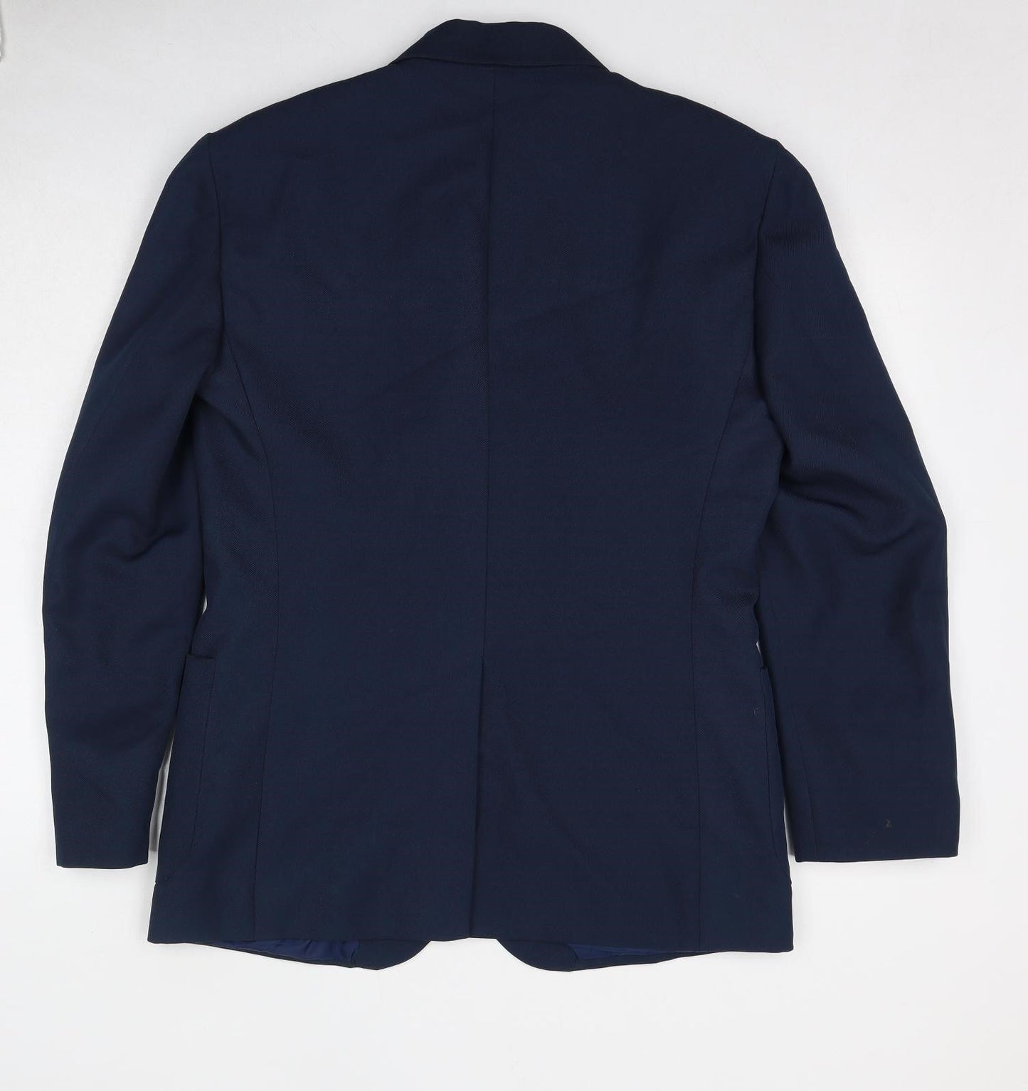 Classis Man Mens Blue Polyester Jacket Suit Jacket Size 40 Regular