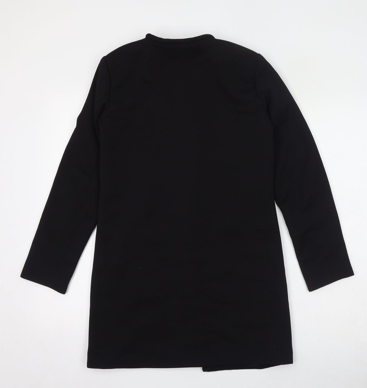 Womens UK Size 6 H&M Black Overcoat