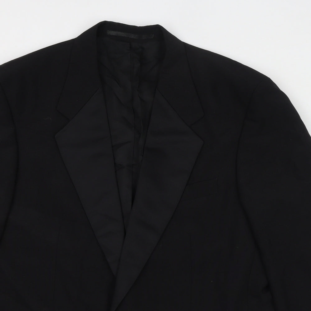 Mens UK Size 42 Burton Regular Black Suit Jacket