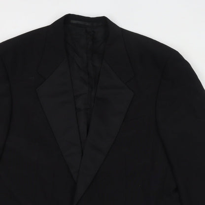 Mens UK Size 42 Burton Regular Black Suit Jacket