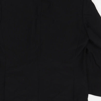 Mens UK Size 42 Burton Regular Black Suit Jacket