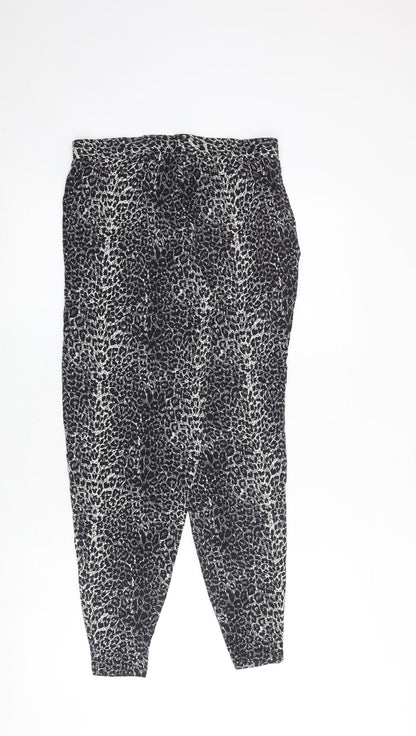 Womens UK Size XS Oasis Regular Fit Harem Grey Trousers