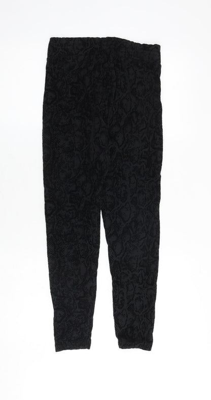 Womens UK Size 10 Marks and Spencer Regular Fit  Black Trousers