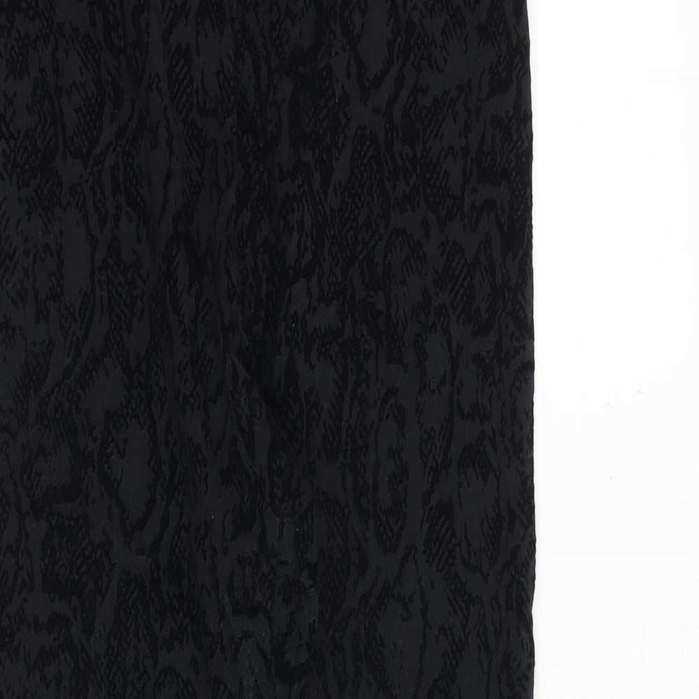 Womens UK Size 10 Marks and Spencer Regular Fit  Black Trousers