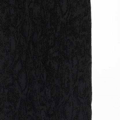 Womens UK Size 10 Marks and Spencer Regular Fit  Black Trousers