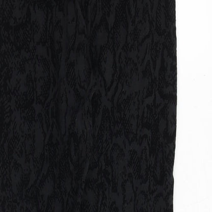 Womens UK Size 10 Marks and Spencer Regular Fit  Black Trousers