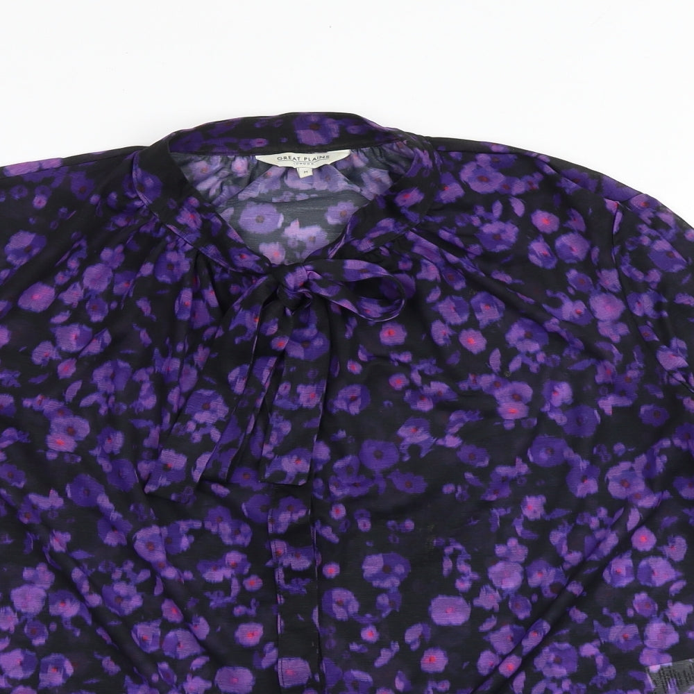 Womens UK Size M Great Plains Multicoloured Basic Blouse