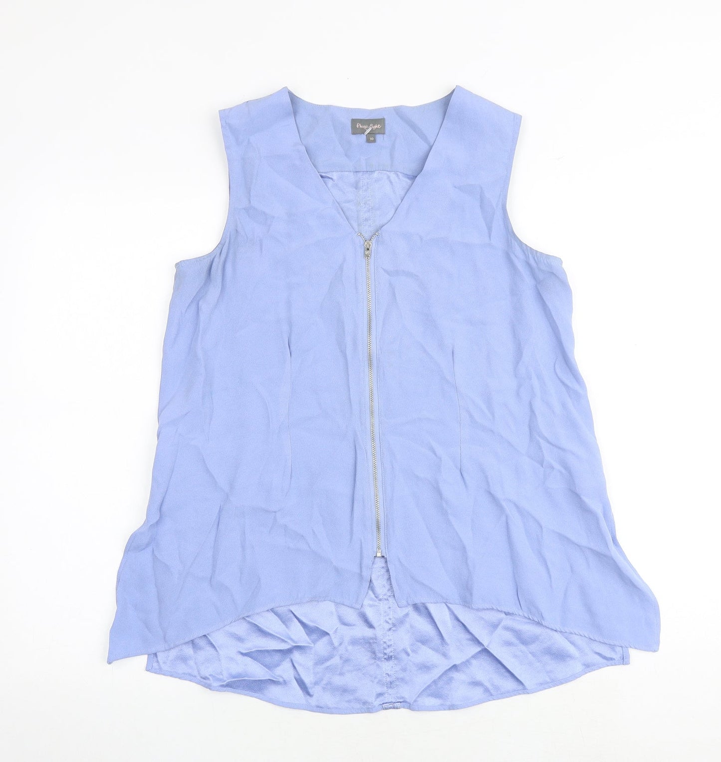 Womens UK Size 10 Phase Eight Blue Basic Blouse