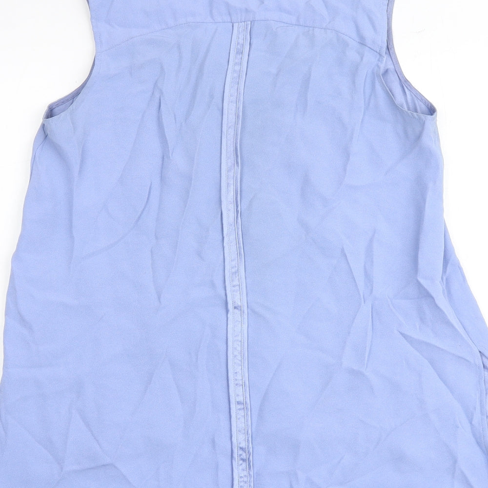 Womens UK Size 10 Phase Eight Blue Basic Blouse
