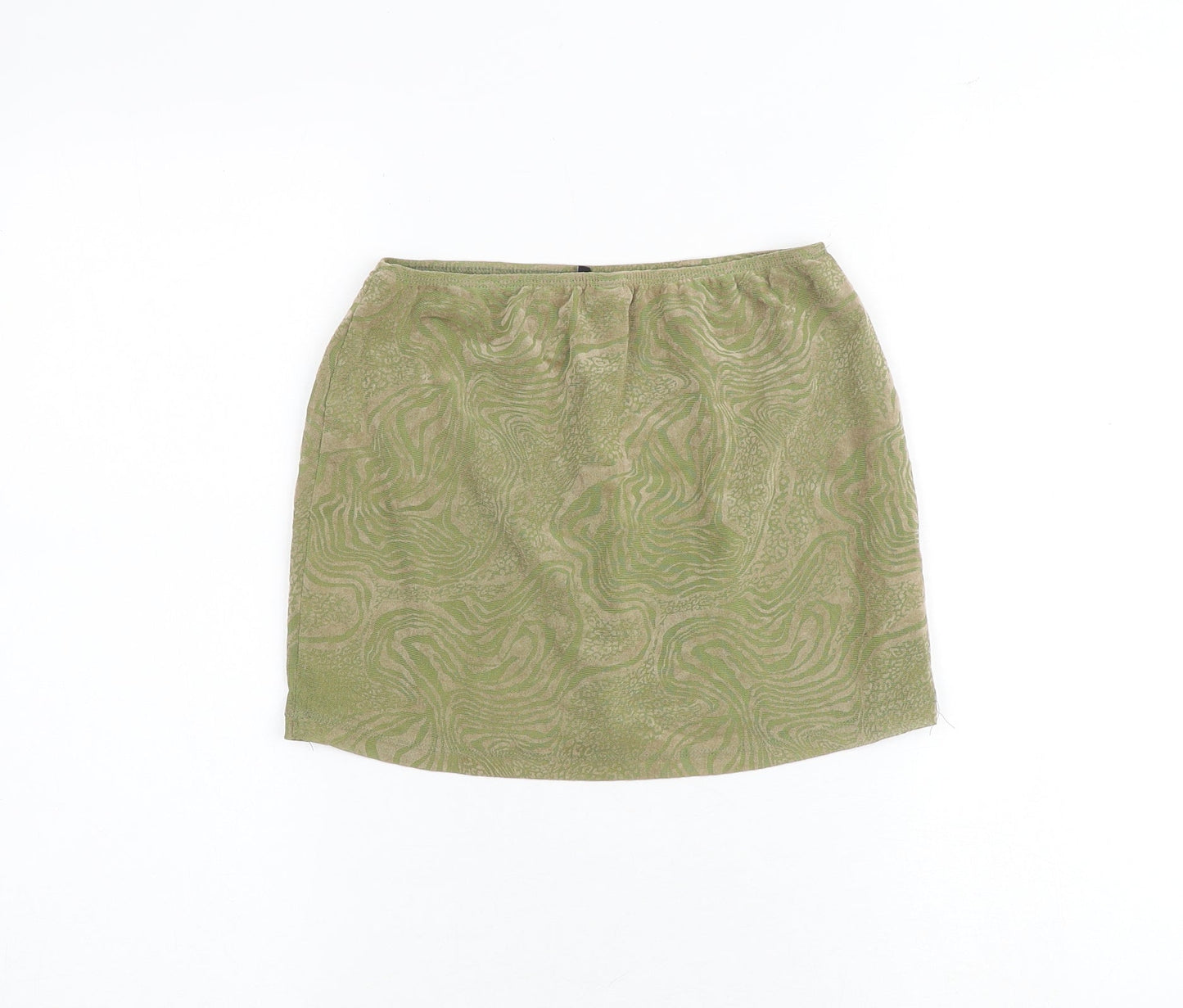 Motel Womens Multicoloured Geometric Polyester Mini Skirt Size S