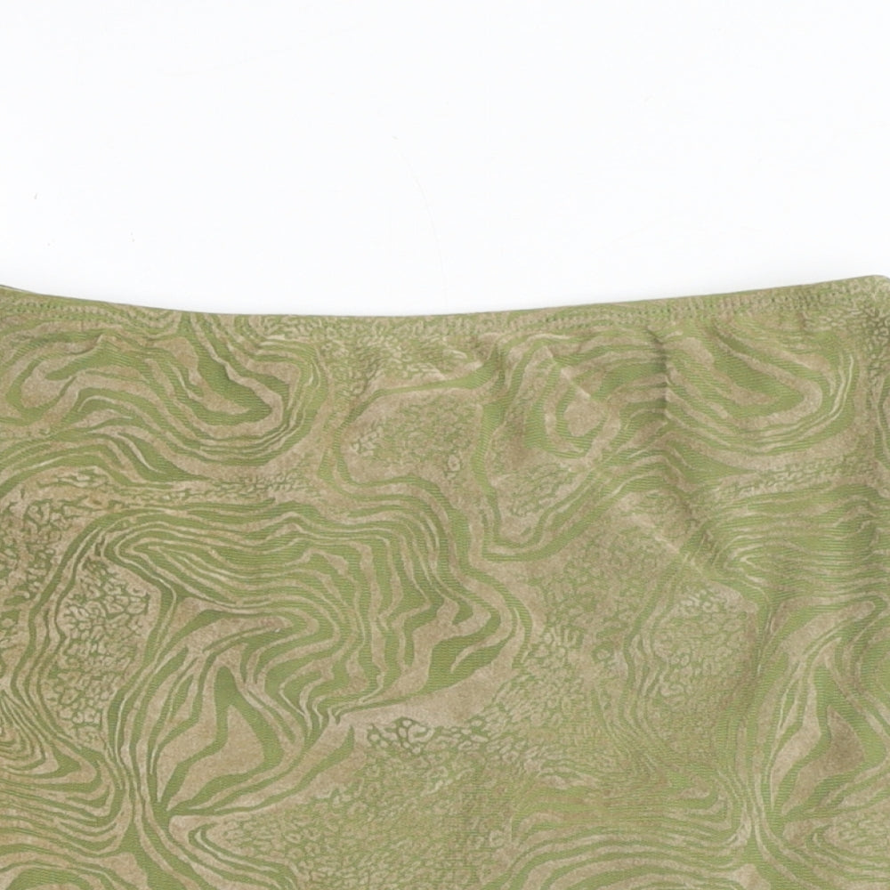 Motel Womens Multicoloured Geometric Polyester Mini Skirt Size S