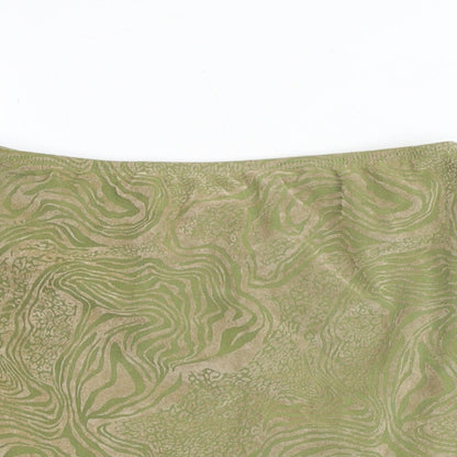 Motel Womens Multicoloured Geometric Polyester Mini Skirt Size S