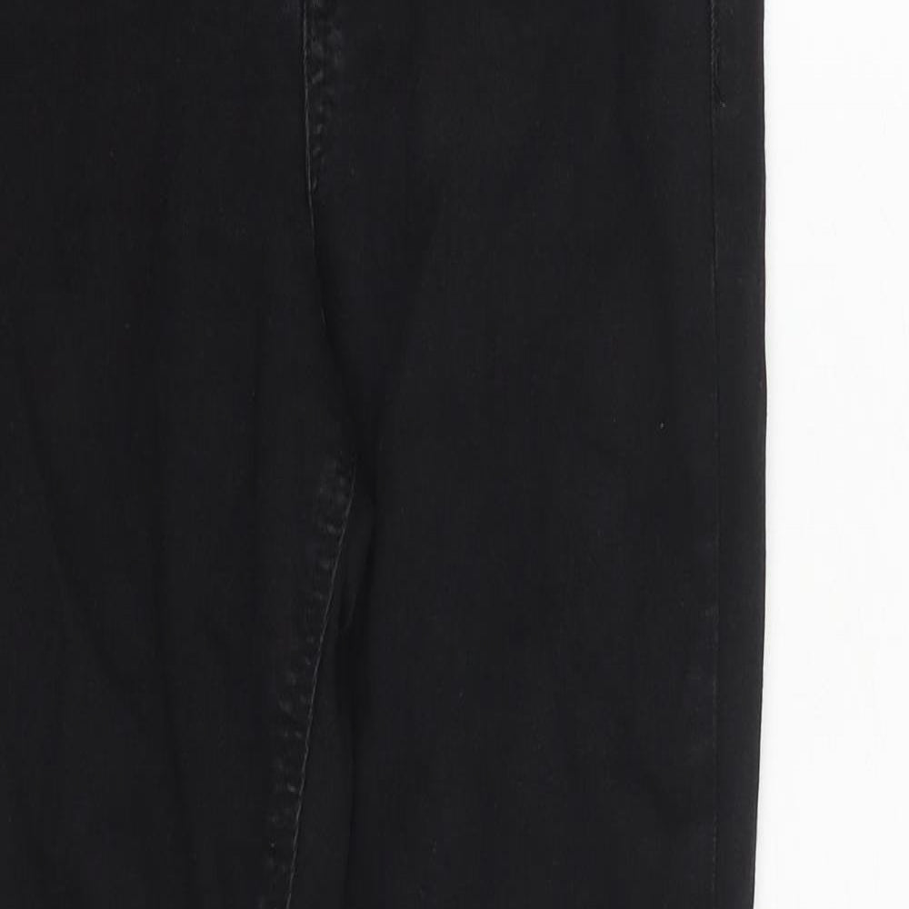 ASOS Womens Black Cotton Skinny Jeans Size 28 in Slim Zip