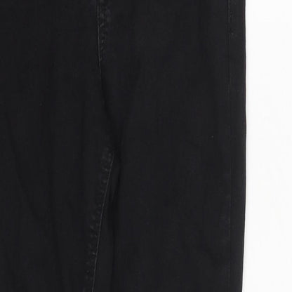 ASOS Womens Black Cotton Skinny Jeans Size 28 in Slim Zip