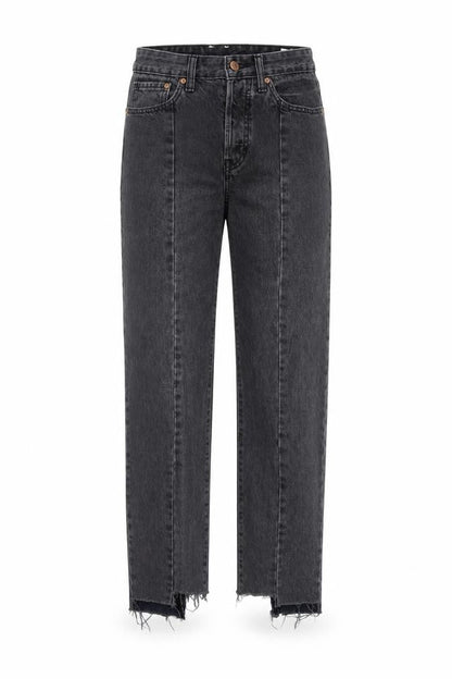 Womens UK Size 26 in H&M Regular Fit Straight Grey Jeans