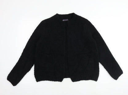 Womens UK Size M Marks and Spencer Black Cardigan Jumper