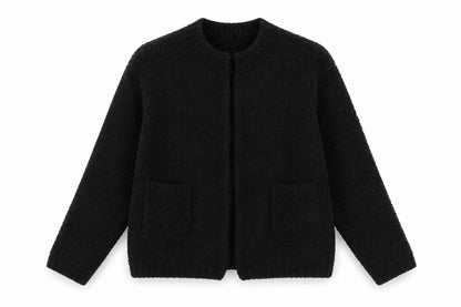 Womens UK Size M Marks and Spencer Black Cardigan Jumper