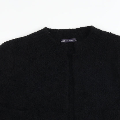 Womens UK Size M Marks and Spencer Black Cardigan Jumper