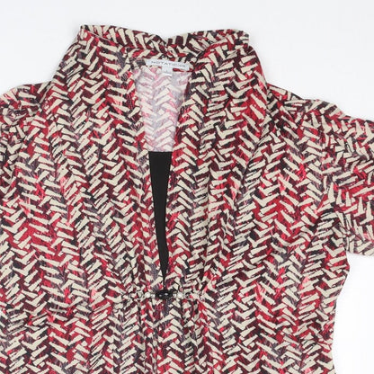 Womens UK Size L Notations Multicoloured Basic Blouse