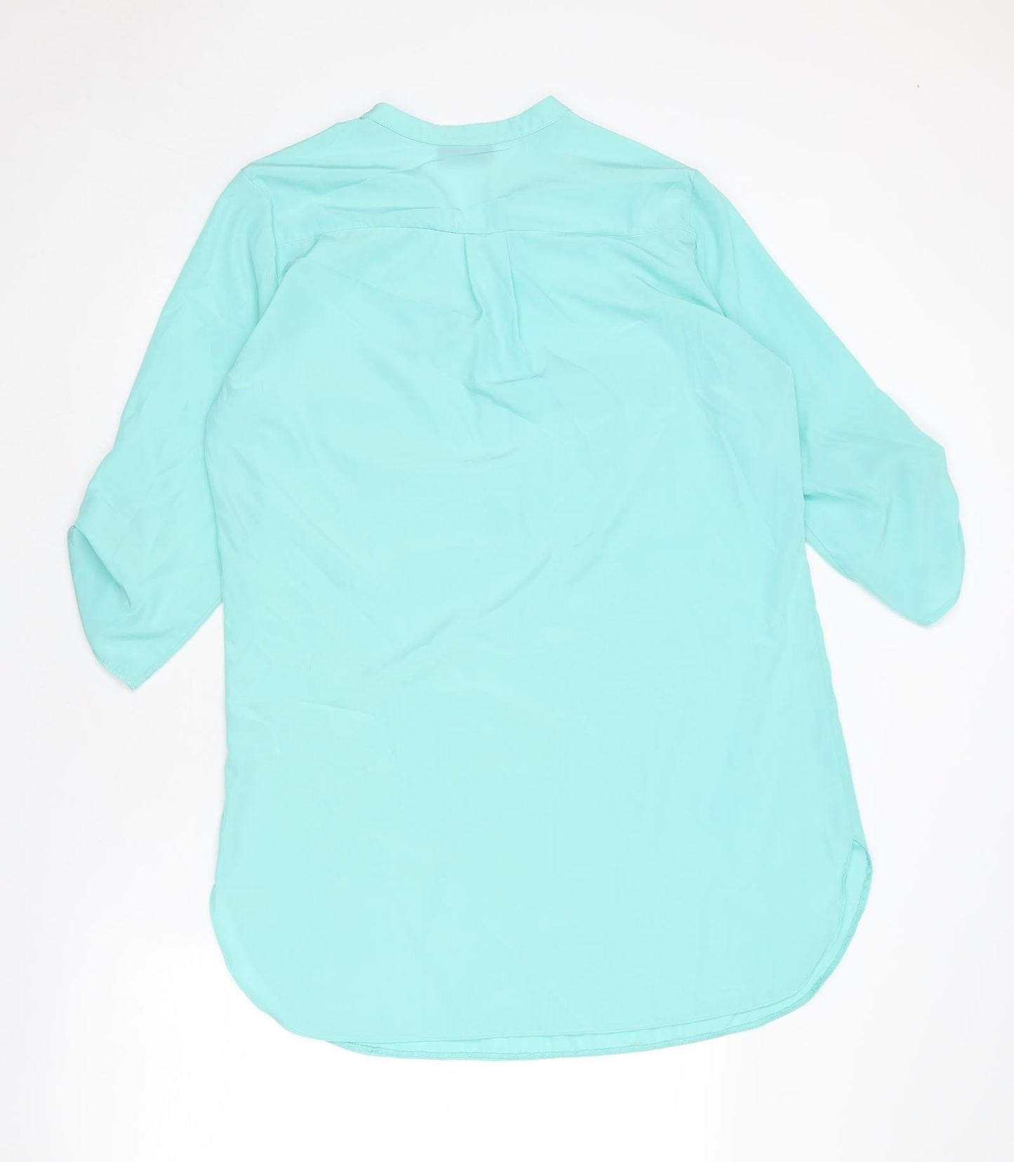 Womens UK Size M Wallis Blue Tunic Blouse
