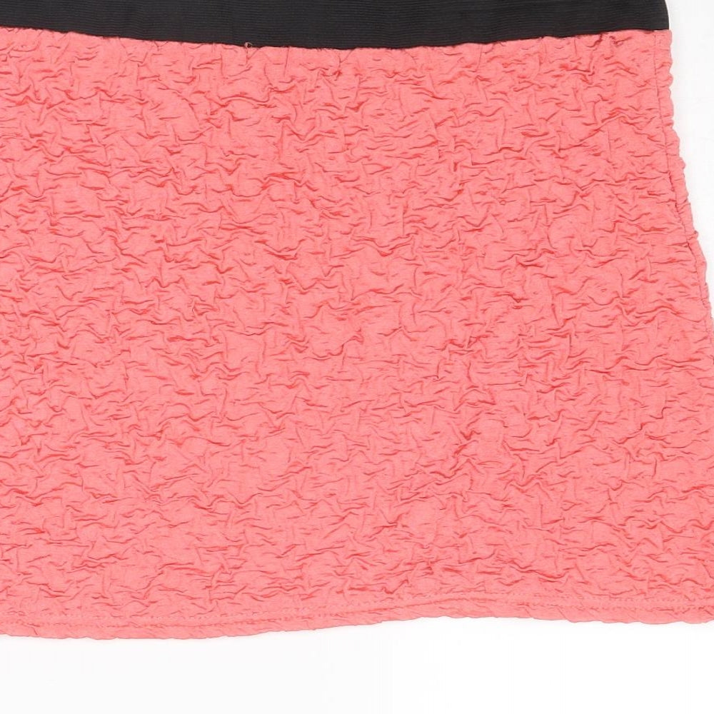 Pilot Womens Pink Polyester Bandage Skirt Size 12