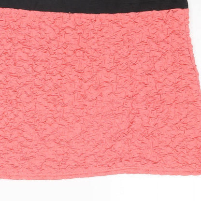 Pilot Womens Pink Polyester Bandage Skirt Size 12