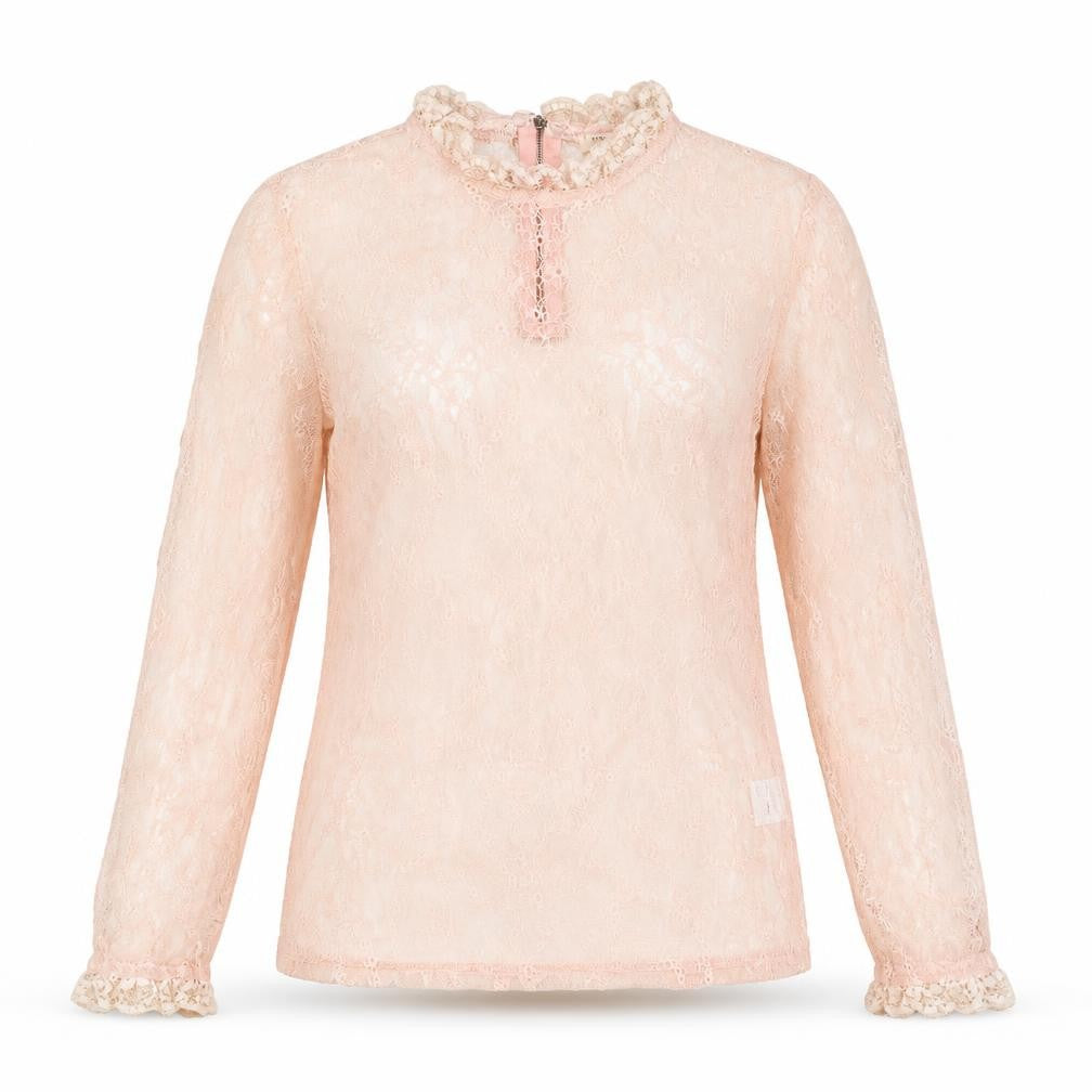 Womens UK Size L Vera & Lucy Pink Basic Blouse