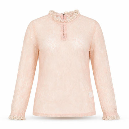 Womens UK Size L Vera & Lucy Pink Basic Blouse