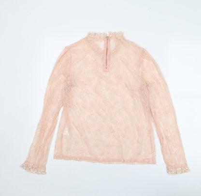 Womens UK Size L Vera & Lucy Pink Basic Blouse