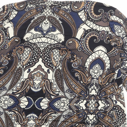 Womens UK Size 18 Roman Multicoloured Basic Blouse