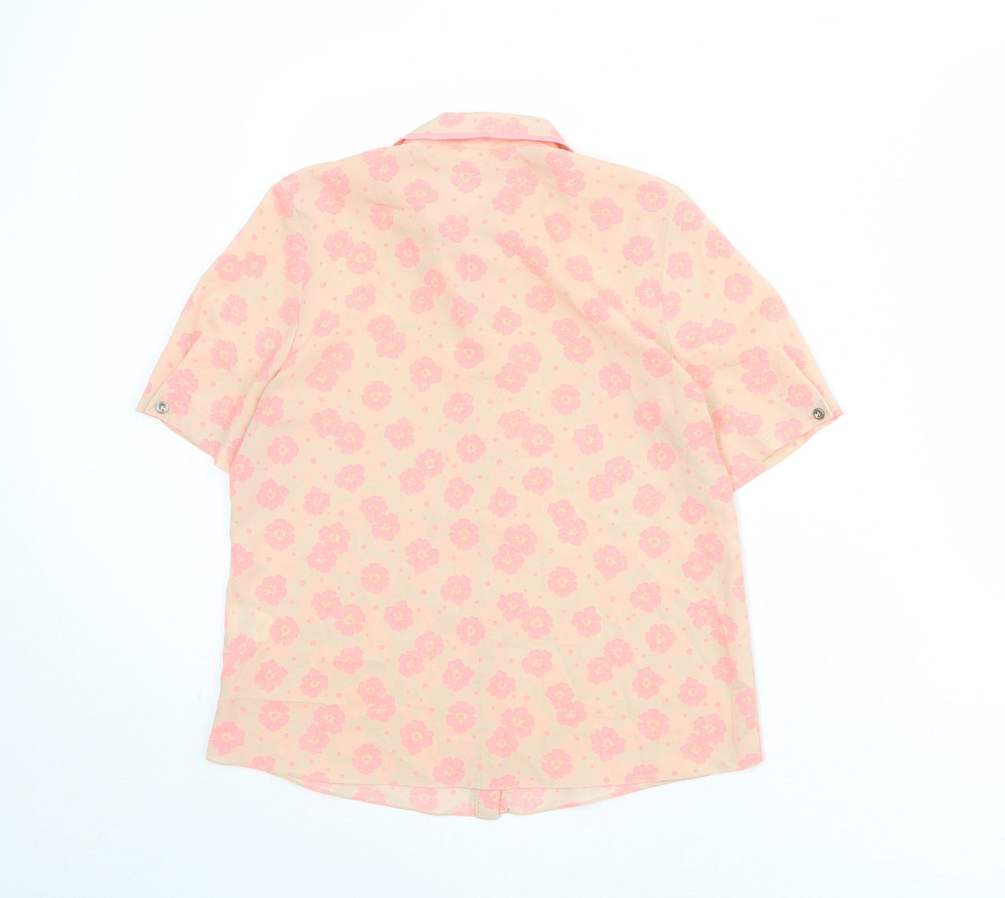 Womens UK Size 6 River Island Beige Basic Button-Up