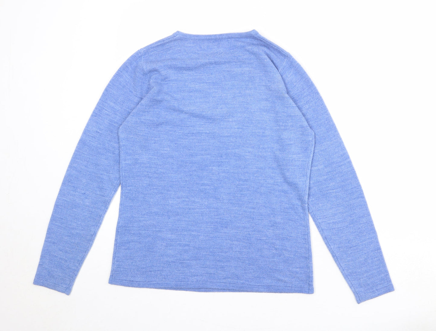 Womens UK Size 12 Classic Blue Pullover Jumper