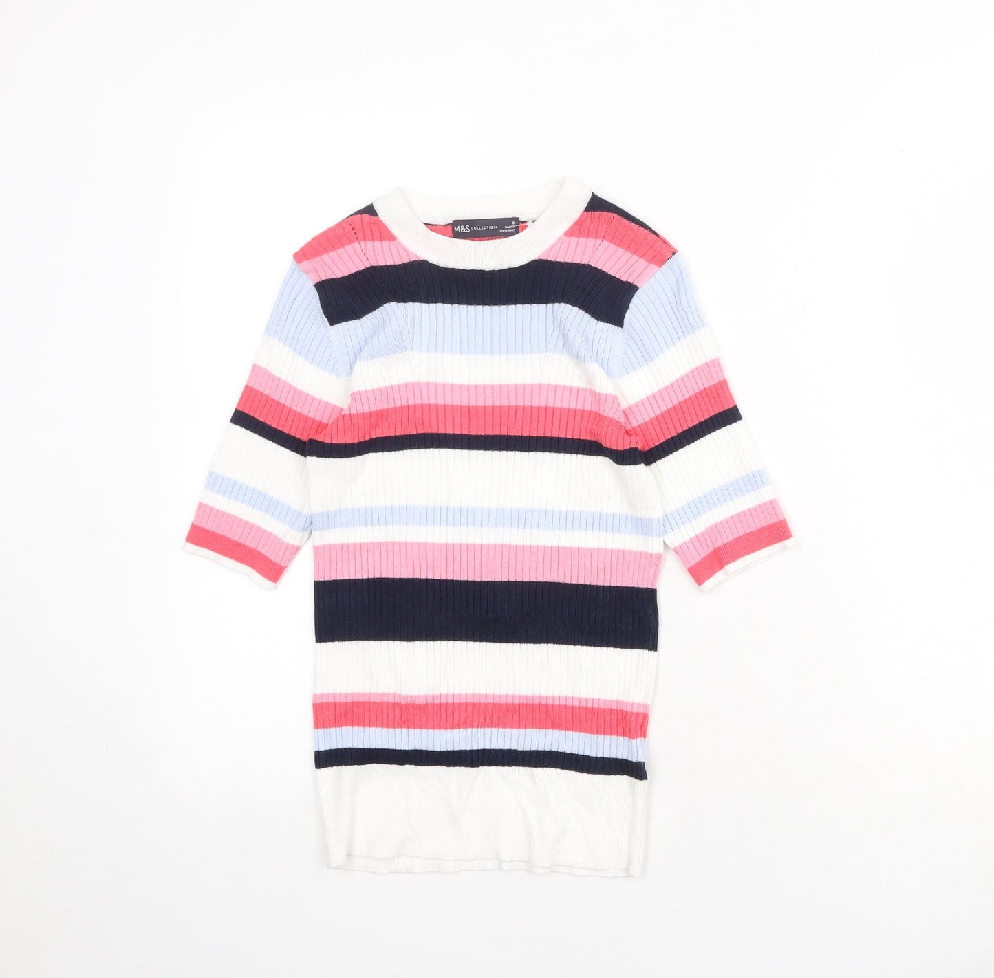 Womens UK Size 8 Marks and Spencer Multicoloured Pullover Jumper