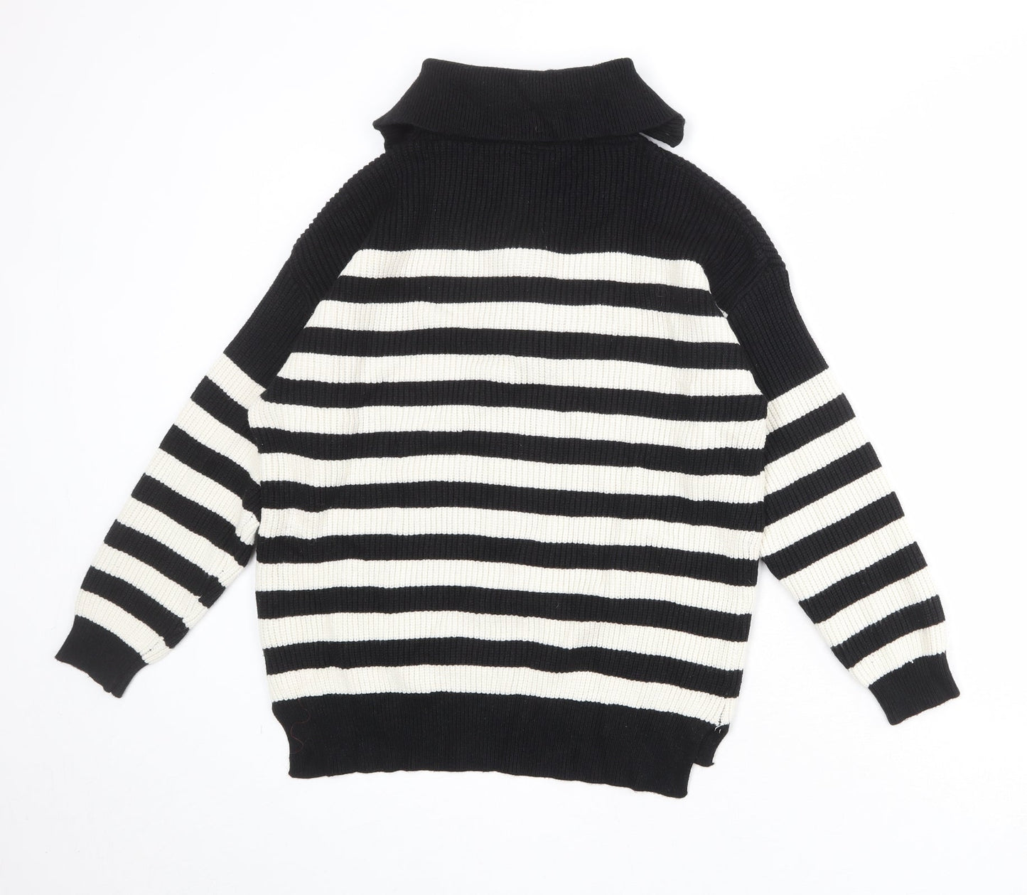 Womens UK Size 10 Izabel London Black Pullover Jumper