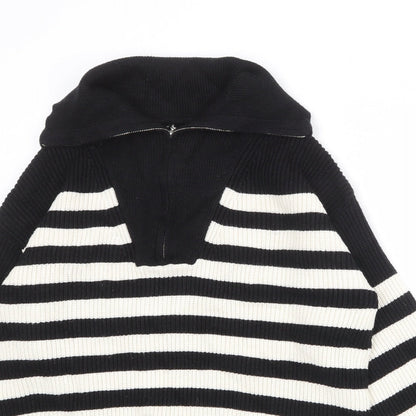 Womens UK Size 10 Izabel London Black Pullover Jumper