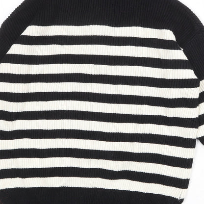 Womens UK Size 10 Izabel London Black Pullover Jumper