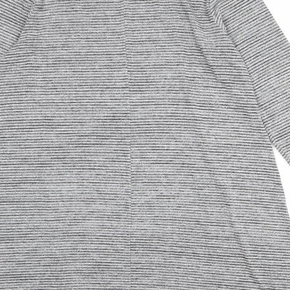 Gap Womens Grey Striped Polyester Jumper Dress Size XL Round Neck Pullover