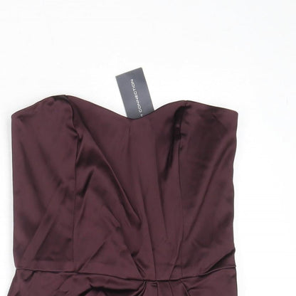 French Connection Womens Purple Viscose Cropped Tank Size 8 Sweetheart