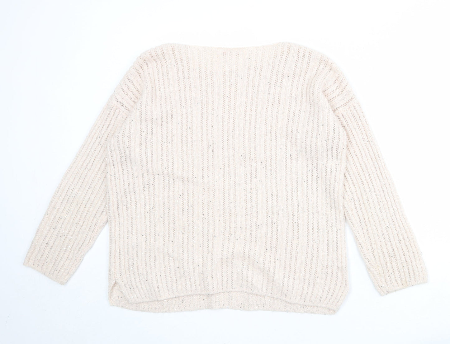 Womens UK Size L NEXT Pink Pullover Jumper