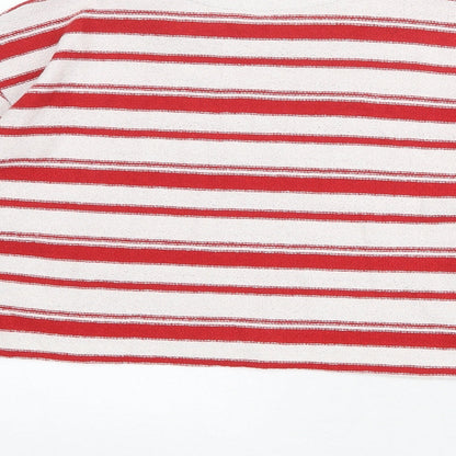 Womens UK Size S Zara White Pullover Jumper