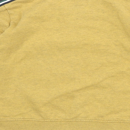 NEXT Boys Yellow Cotton Pullover Sweatshirt Size 8 Years Pullover - T-Rex