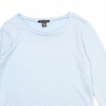 Womens UK Size 8 New Look Blue Pullover Jumper
