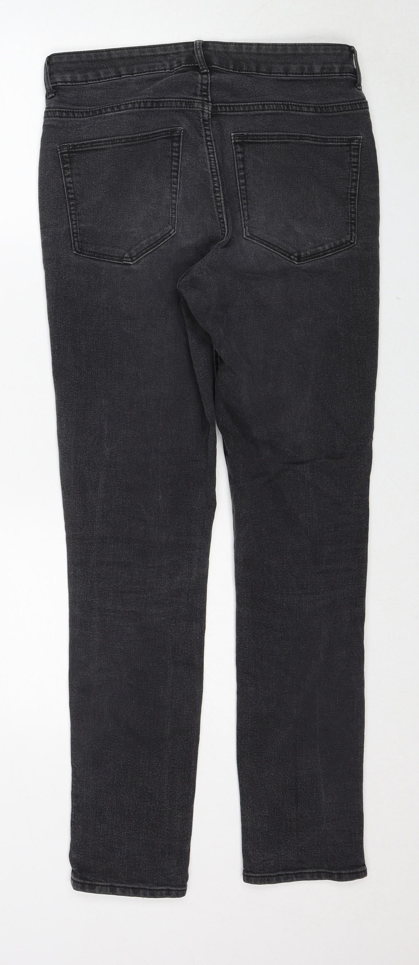 Womens UK Size 29 in H&M Regular Fit Skinny Black Jeans