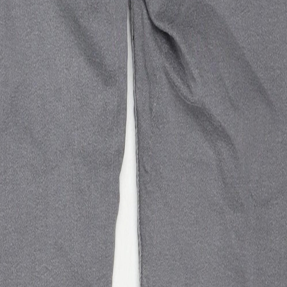 Dorothy Perkins Womens Grey Cotton Skinny Jeans Size 8 Regular Zip