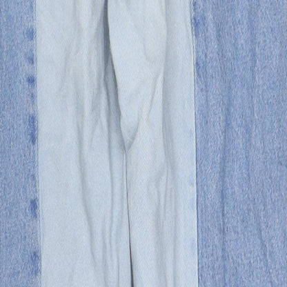 Womens UK Size 8 Stradivarius Regular Fit Straight Blue Jeans